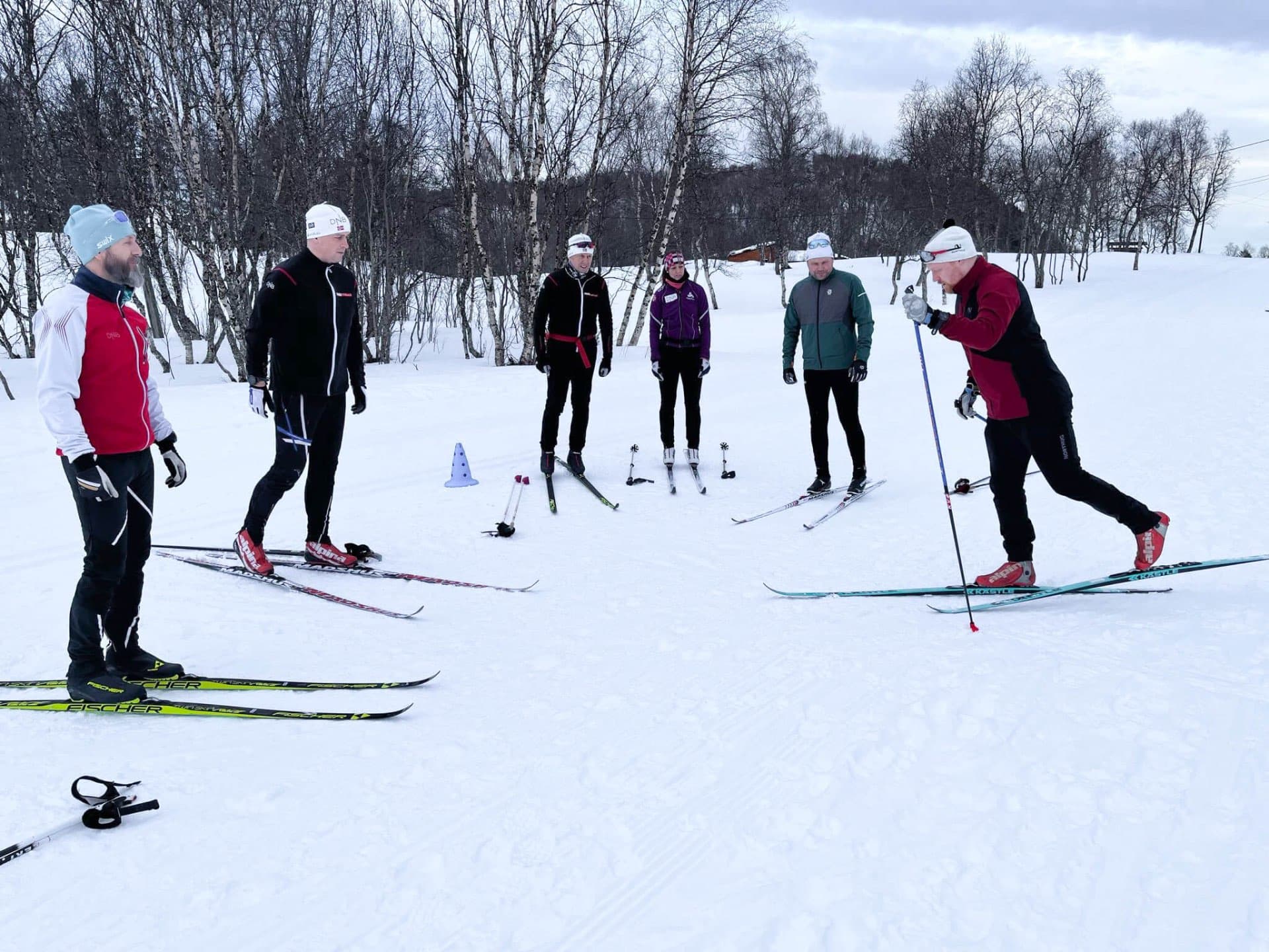 Langrenn i vinterlandskap